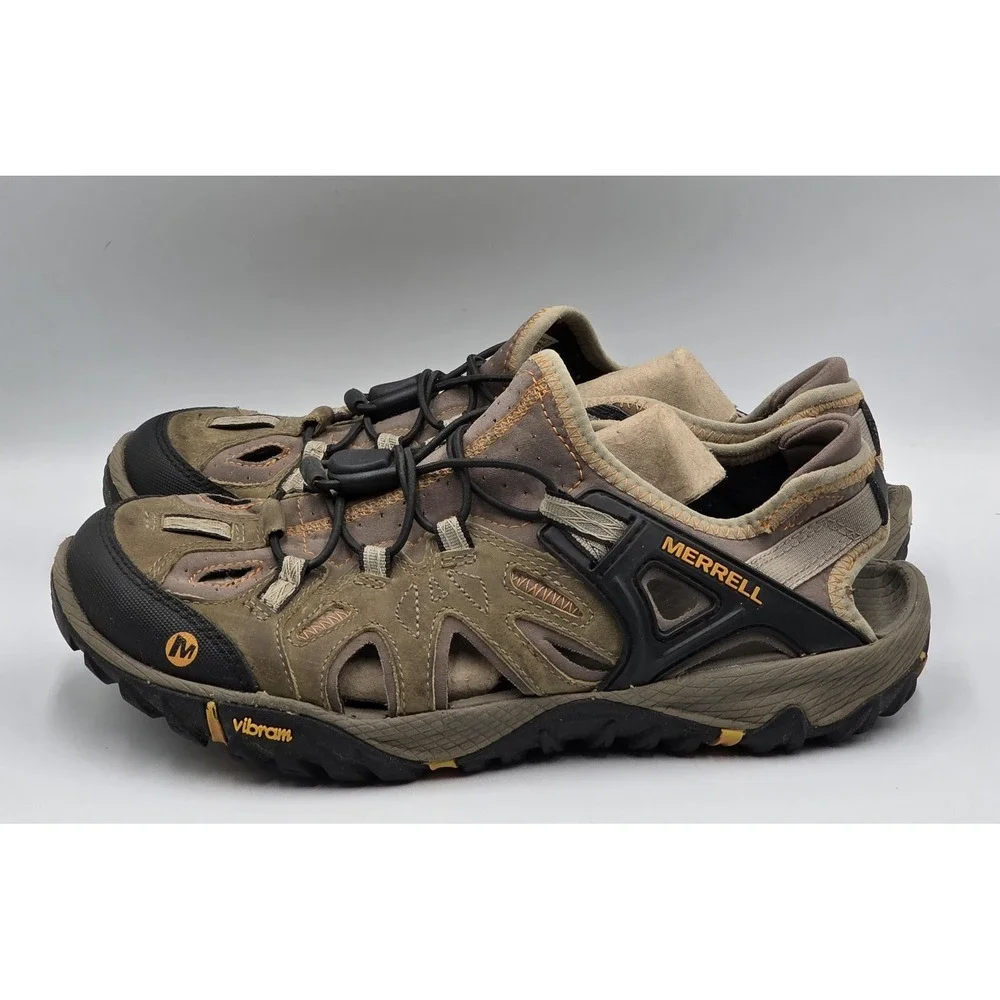 Merrell All Out Blaze Sieve J65243 Brindle Butterscotch Men's 8 Sandals Outdoor